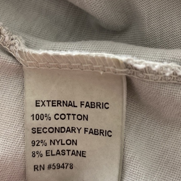 Trame light gray Womens Ruffle Sleeve T Shirt  Gorgeous ruffled sleeves. Large - Picture 8 of 10